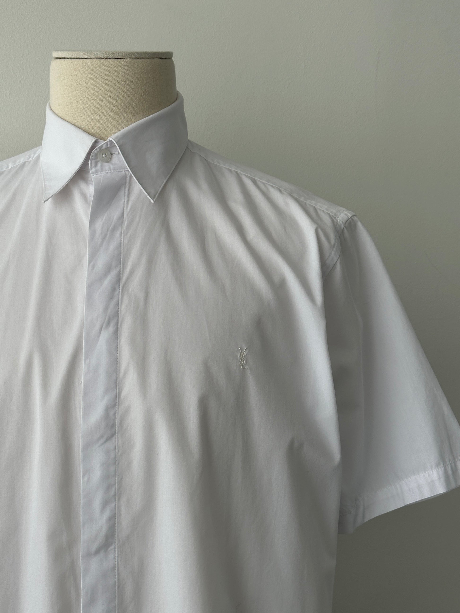 Yves Saint Laurent Pour Homme 2000s Short Sleeve Shirt - L