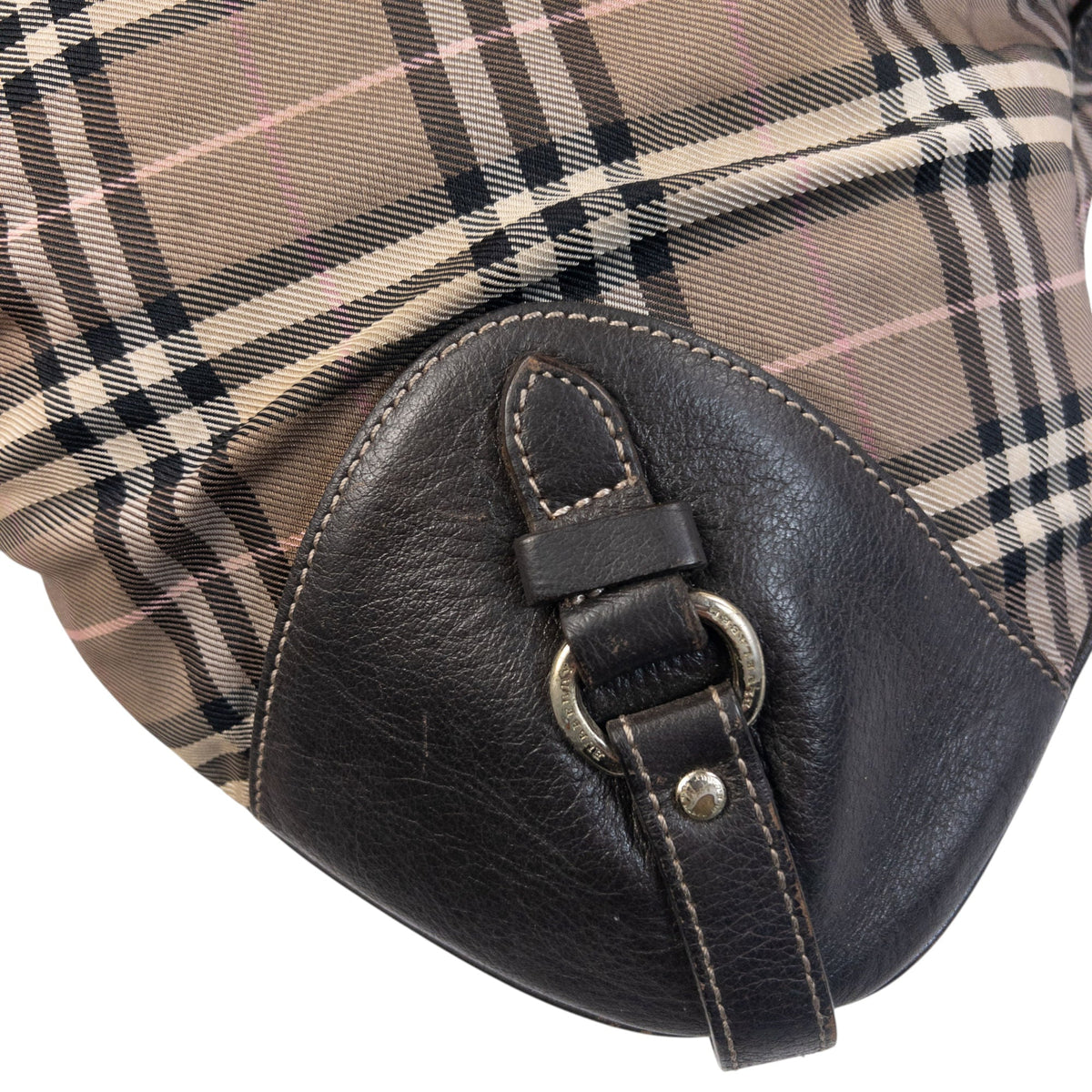 Vintage 2000sBurberry Blue Label Nova Check Crossbody Bag | O/S, Blue