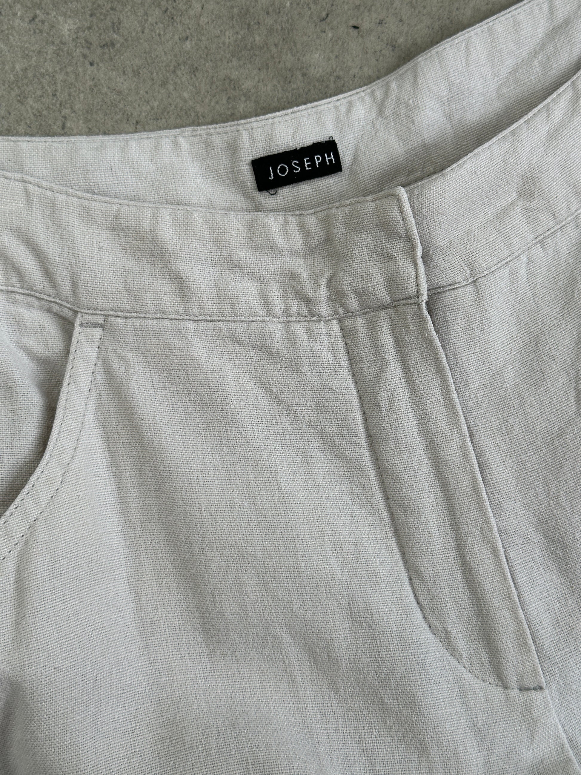 Joseph 1990s Pure Linen Wide Leg Trousers - W30