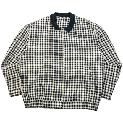 Vintage 90s YSL Yves Saint Laurent Checkered Harrington Jacket Size M | Medium, Multicoloured