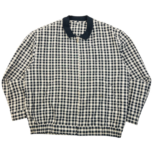 Vintage 90s YSL Yves Saint Laurent Checkered Harrington Jacket Size M | Medium, Multicoloured