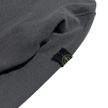 Stone Island A/W 1999 Ribbed Pullover | Large, Charcoal