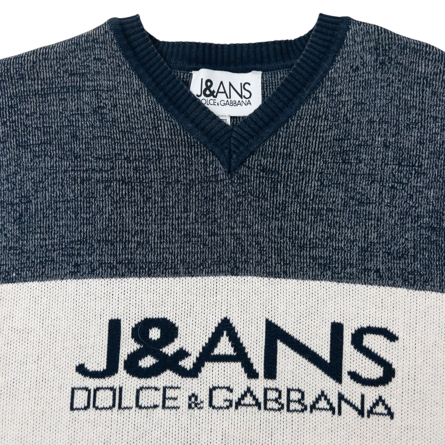 Vintage 2000s Dolce & Gabbana Jumper Womens Size M | Medium, Cream