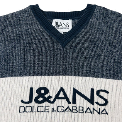 Vintage 2000s Dolce & Gabbana Jumper Womens Size M | Medium, Cream