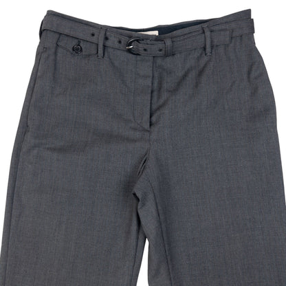 Vintage Prada Striped Belt Waist Trousers Size W28