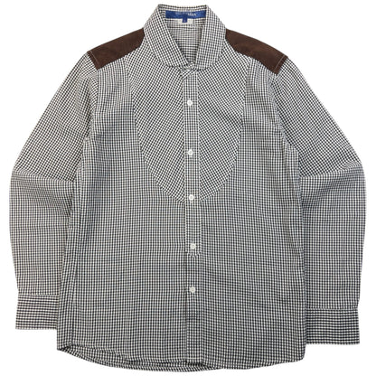 Vintage 2000s Junya Watanabe X Comme Des Garçons MAN Button Up Shirt Size S | Small, Multicoloured