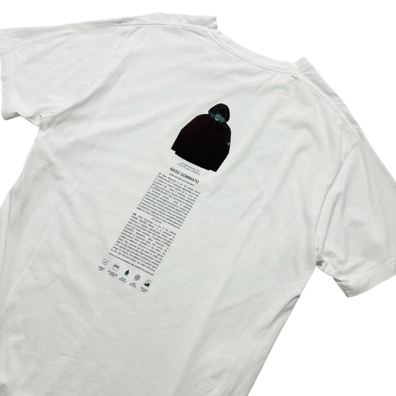 Stone Island Archivo Raso Gommato T-Shirt | XL, White