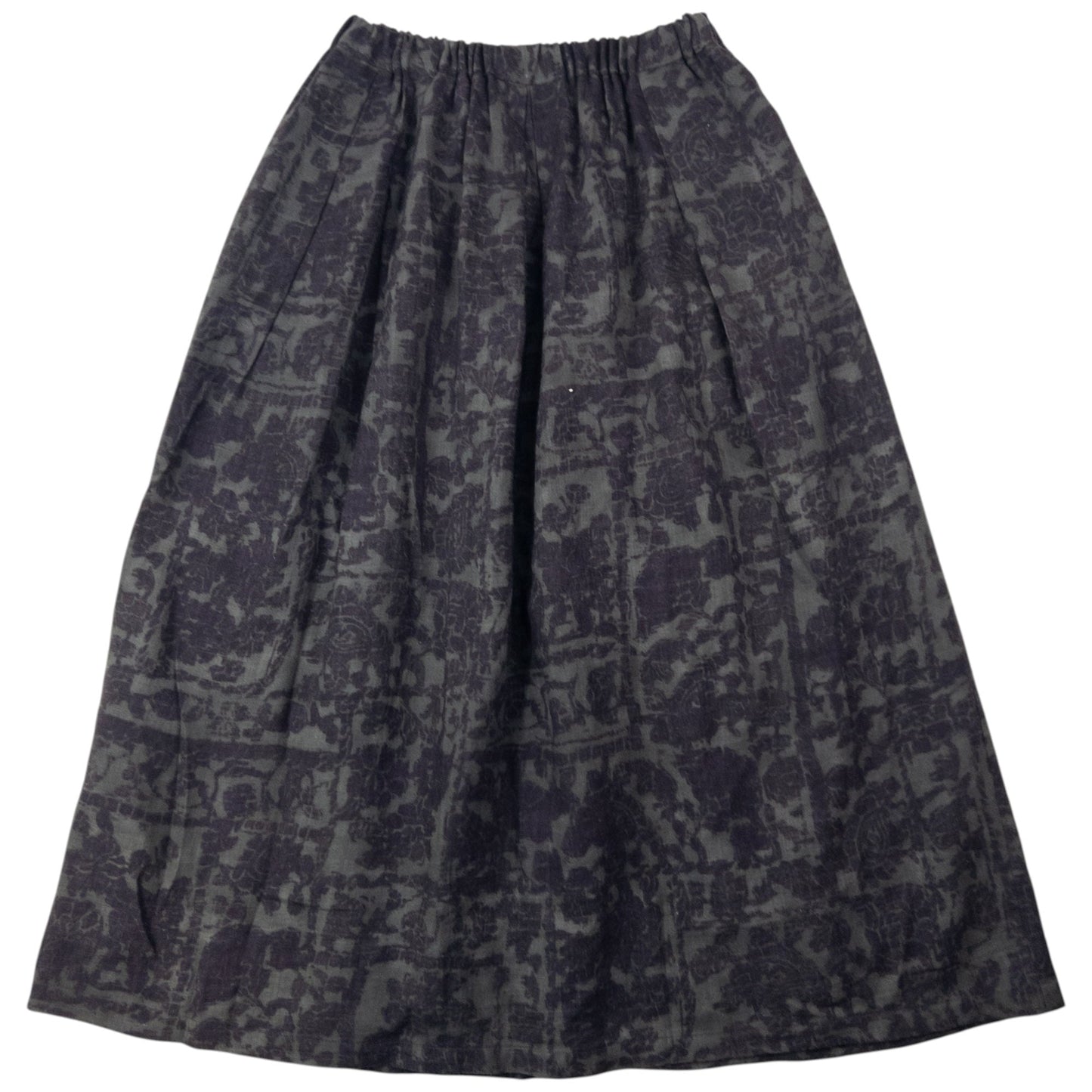 Vintage 90s Plantation By Issey Miyake Pattern Skirt Womens Size XL | XL, Grey