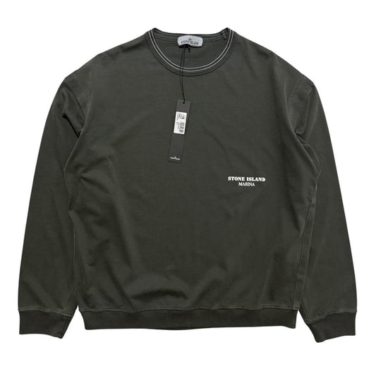 Stone Island Marina Pullover | Large, Olive Green
