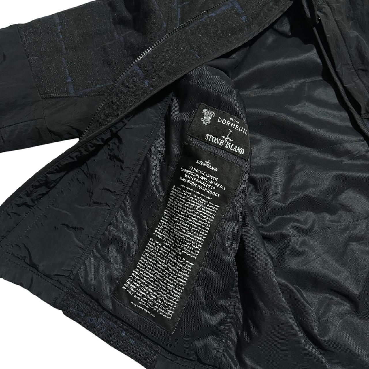 Stone Island Dormeuil House Check Jacket | Medium, Black