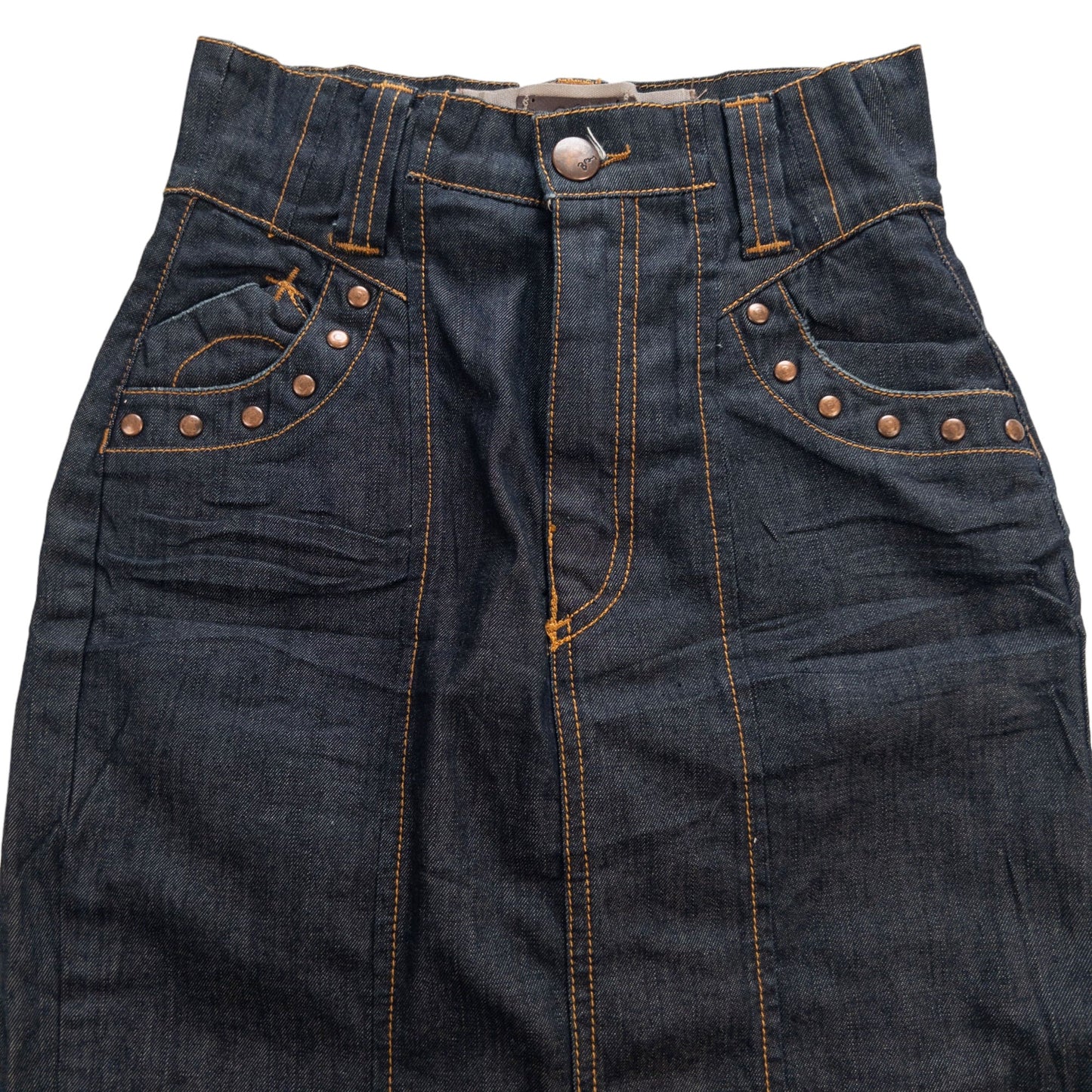 Vintage Dragon Japanese Denim Jean Skirt Size W28