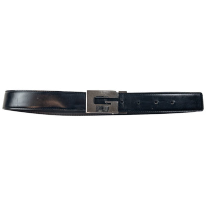 Vintage 2000s Gucci Leather Belt Size S | O/S, Black
