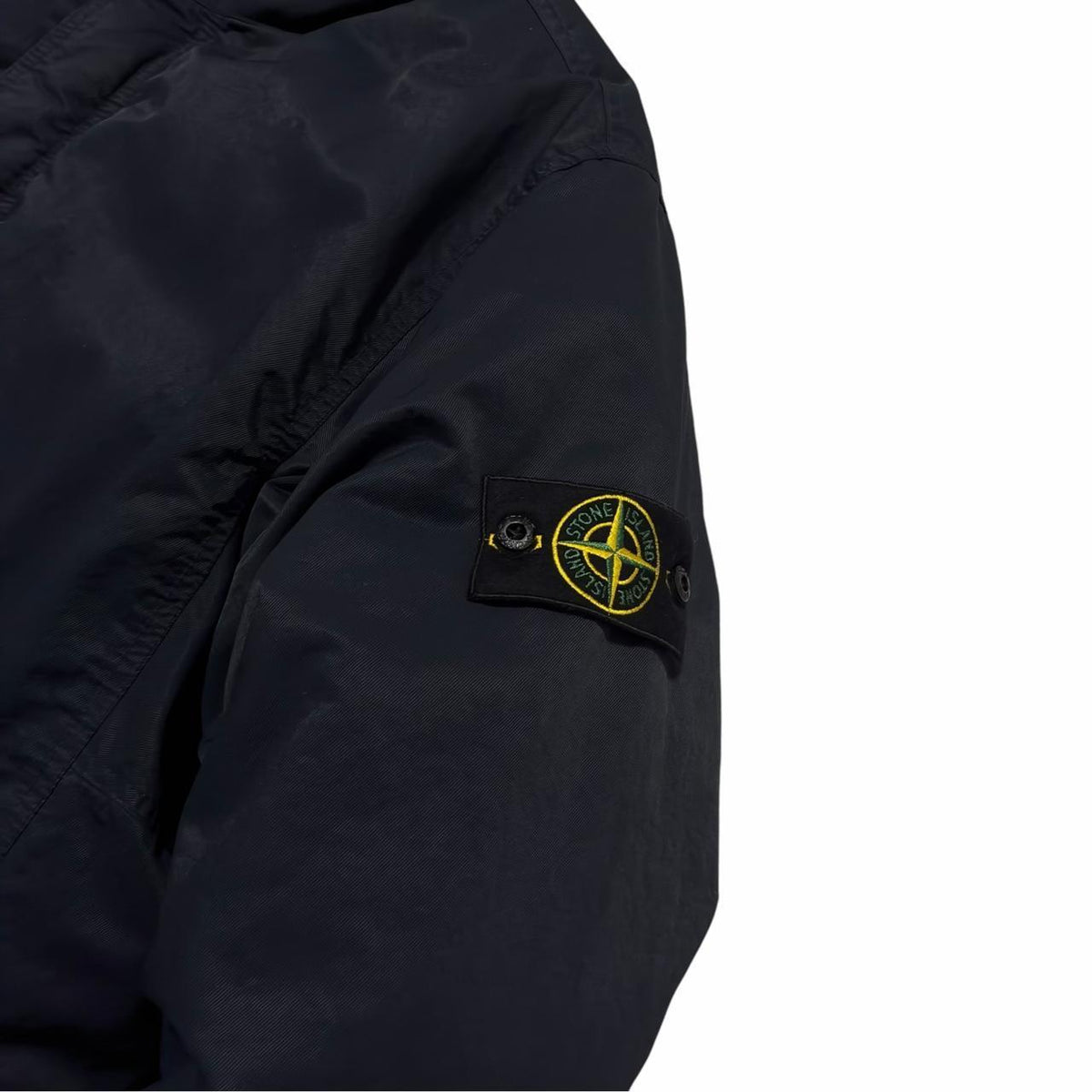Stone Island Opaque Twill Down Jacket | Large, Dark Blue