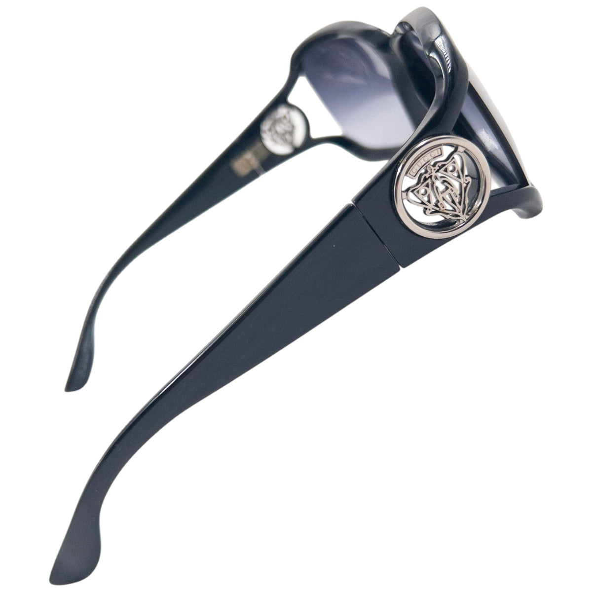 Vintage 2000s Gucci Heart Sunglasses | O/S, Black