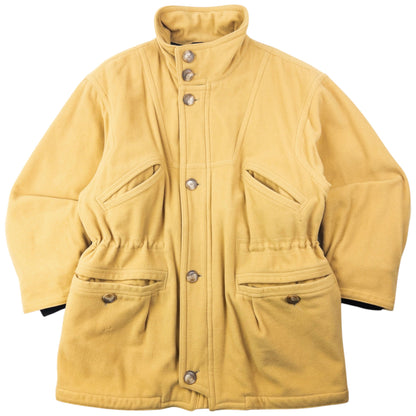 Vintage 90s Hugo Boss Zip Up Cashmere Jacket Size XL | XL, Yellow