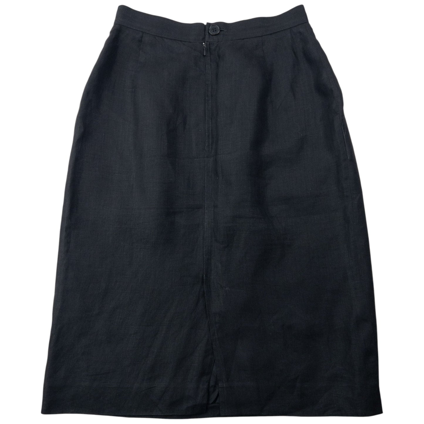 Vintage 70S Gucci Linen Skirt Womens Size W24 | XS, Black