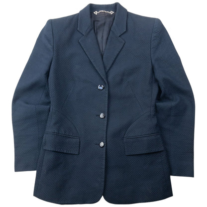 Vintage 90s Gucci By Tom Ford Textured Jacket & Trousers Suit Set Womens Size XS | XS, Navy