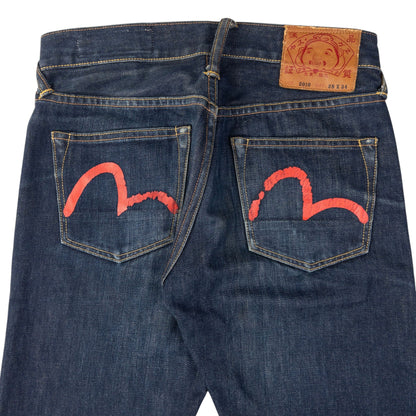 Vintage Evisu Double Gull Japanese Denim Jeans Size W28