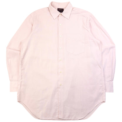 Vintage 90s Yohji Yamamoto D'Urban A.A.R Long Sleeve Button Up Shirt Size L | Large, Pink
