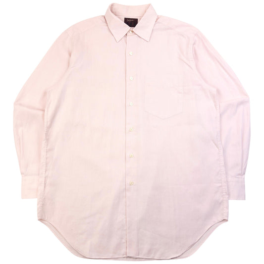 Vintage 90s Yohji Yamamoto D'Urban A.A.R Long Sleeve Button Up Shirt Size L | Large, Pink