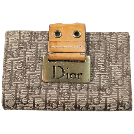 Vintage 2000s Dior Monogram Key Holder | O/S, Brown