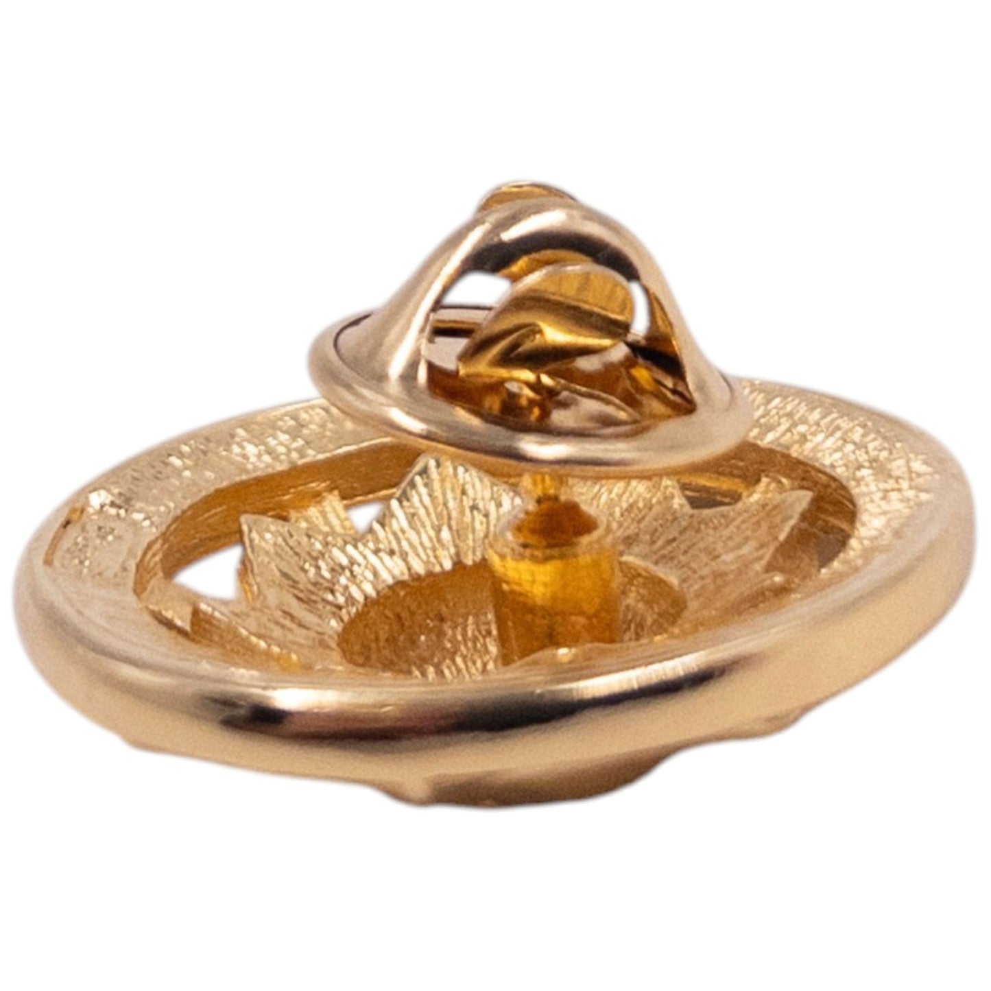 Vintage 90s Dior Gold Sun Pin Broach | O/S, Gold