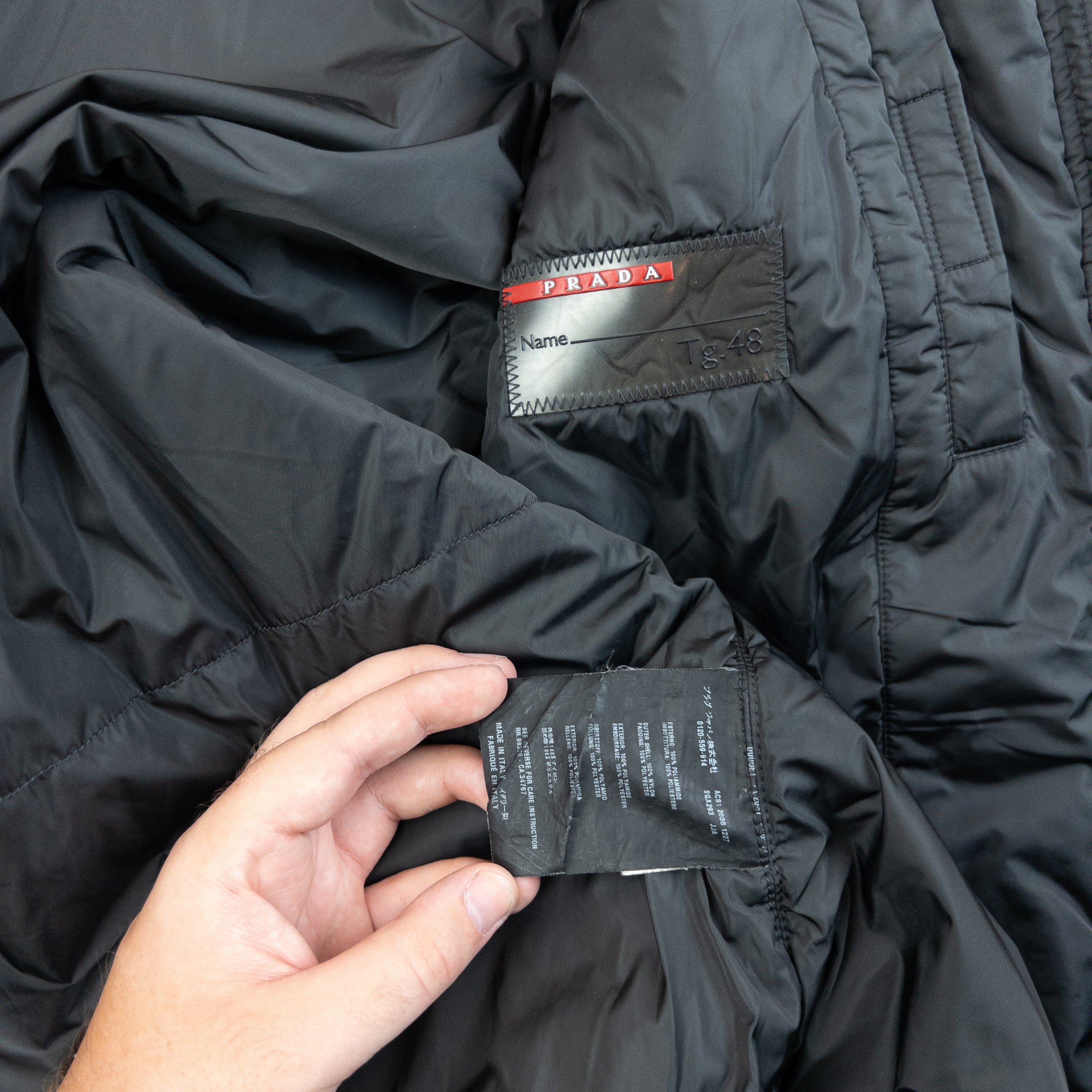 Vintage 2000s Prada Sport Zip Up Jacket Size M | Medium, Grey