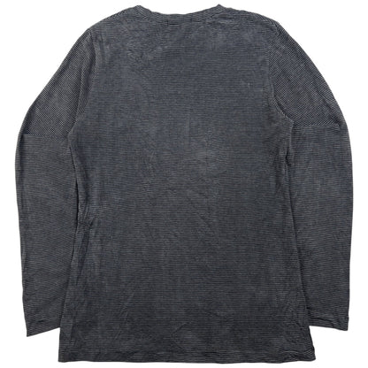Vintage Yohji Yamamoto Striped Long Sleeve T Shirt Womens Size M