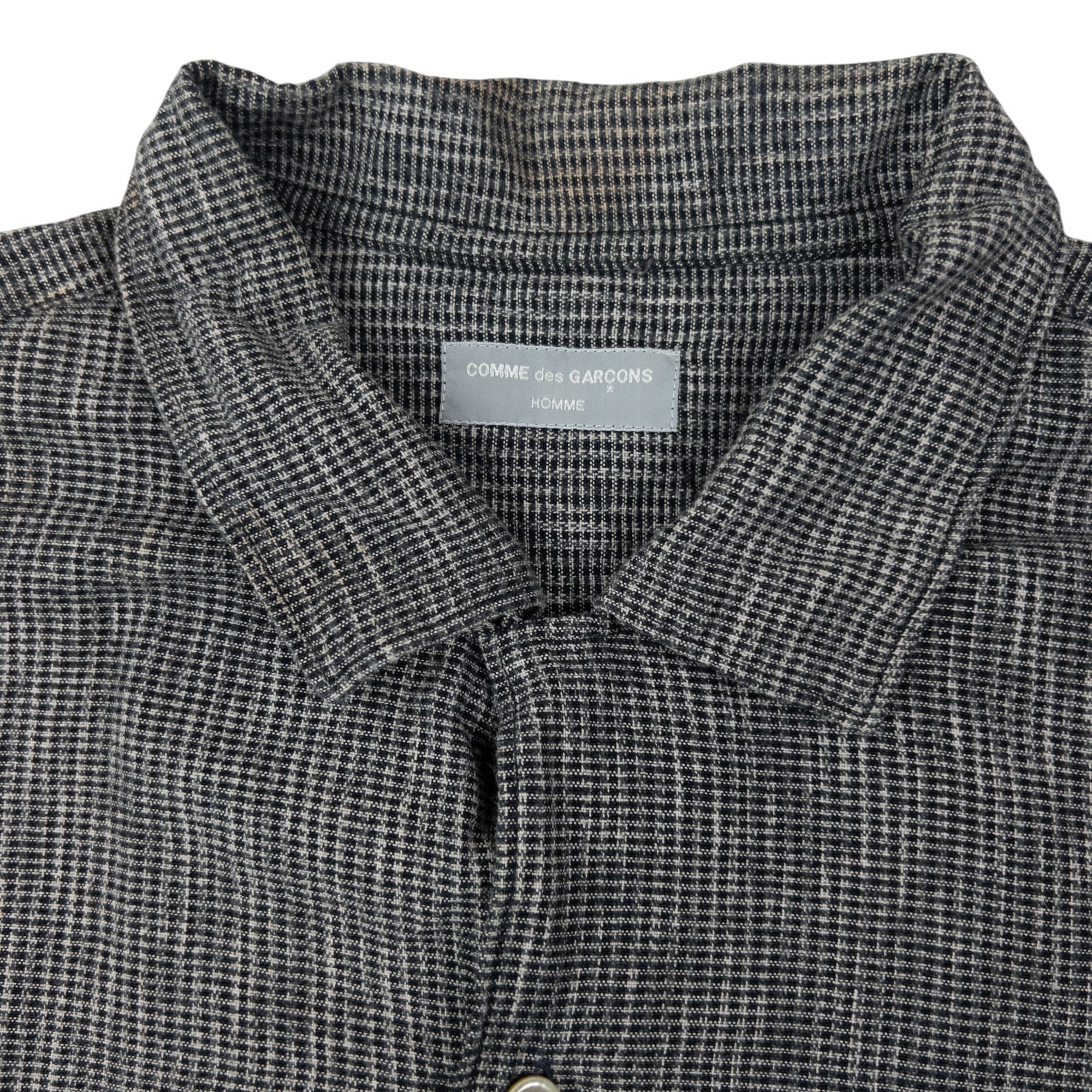 【COMME des GARÇONS HOMME】Rayon shirt 90s Vintage 90s Comme Des Garçons HOMME Long Sleeve Button Up Shirt