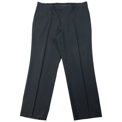 Vintage 2000s Hugo Boss Rossellini Movie Pinstripe Jacket & Trousers Suit Set Size XL | XL, Brown