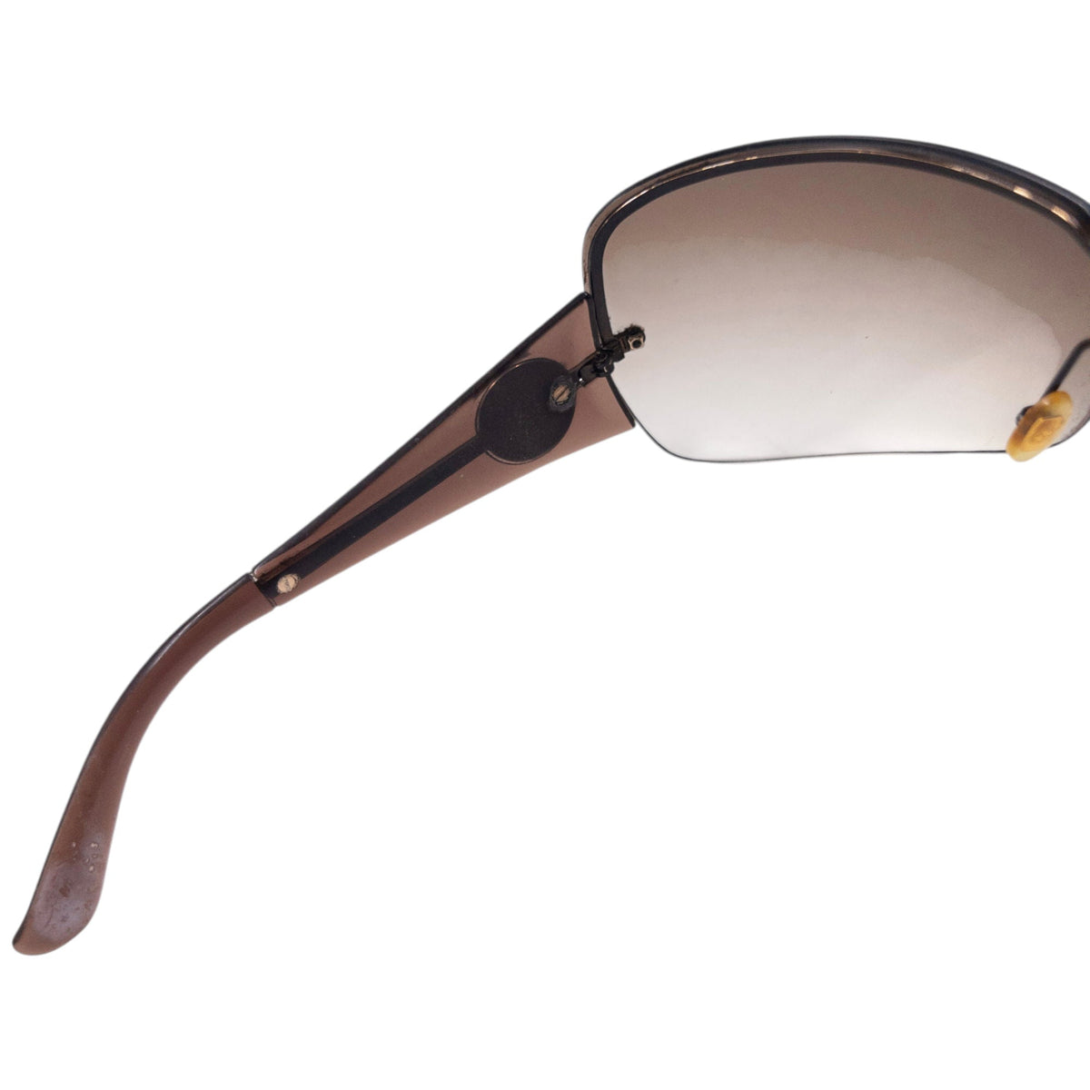 Vintage 2000s Gucci Rimless Sunglasses | O/S, Brown