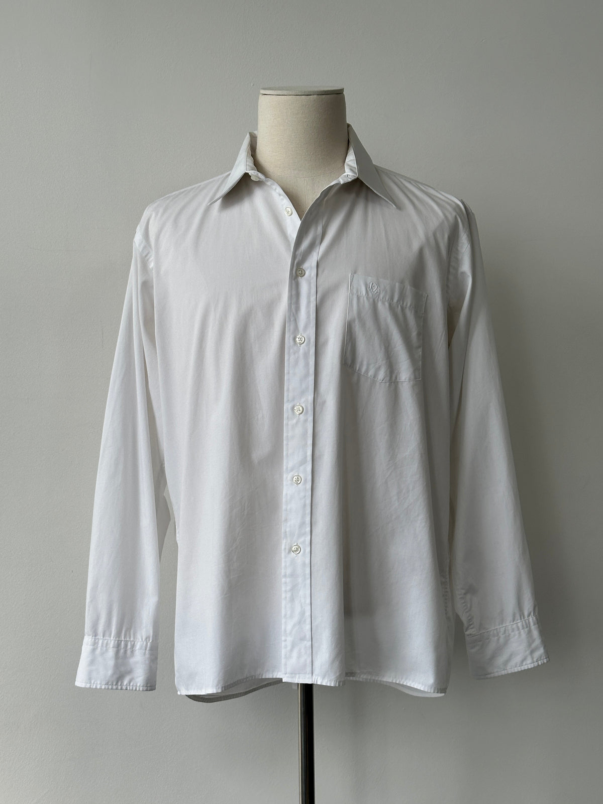 Christian Dior 1990s Cotton Logo Shirt - XL