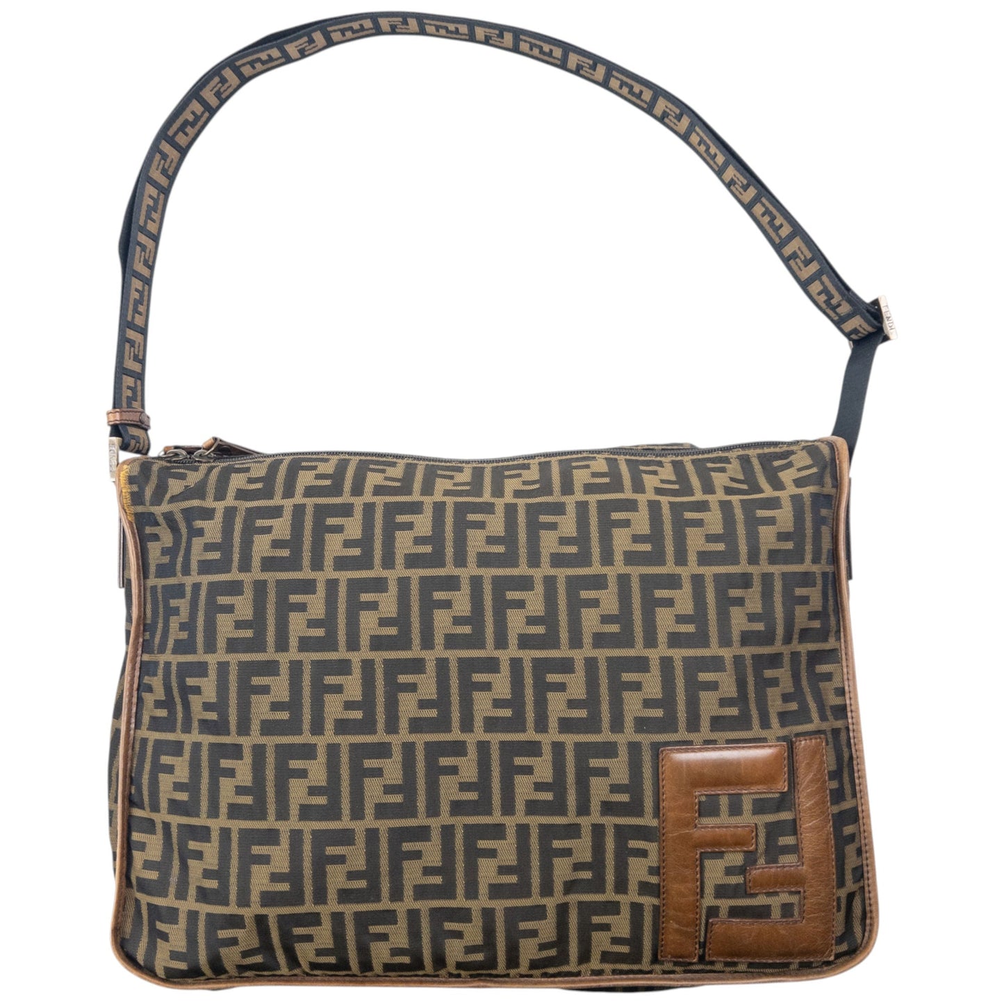 Vintage 2000s Fendi Monogram Crossbody Bag