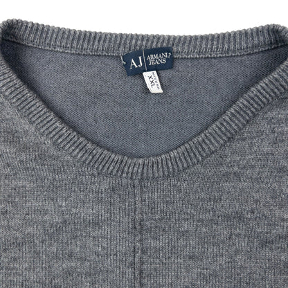 Vintage 2000s Armani Jeans Jumper Size M | Medium, Grey