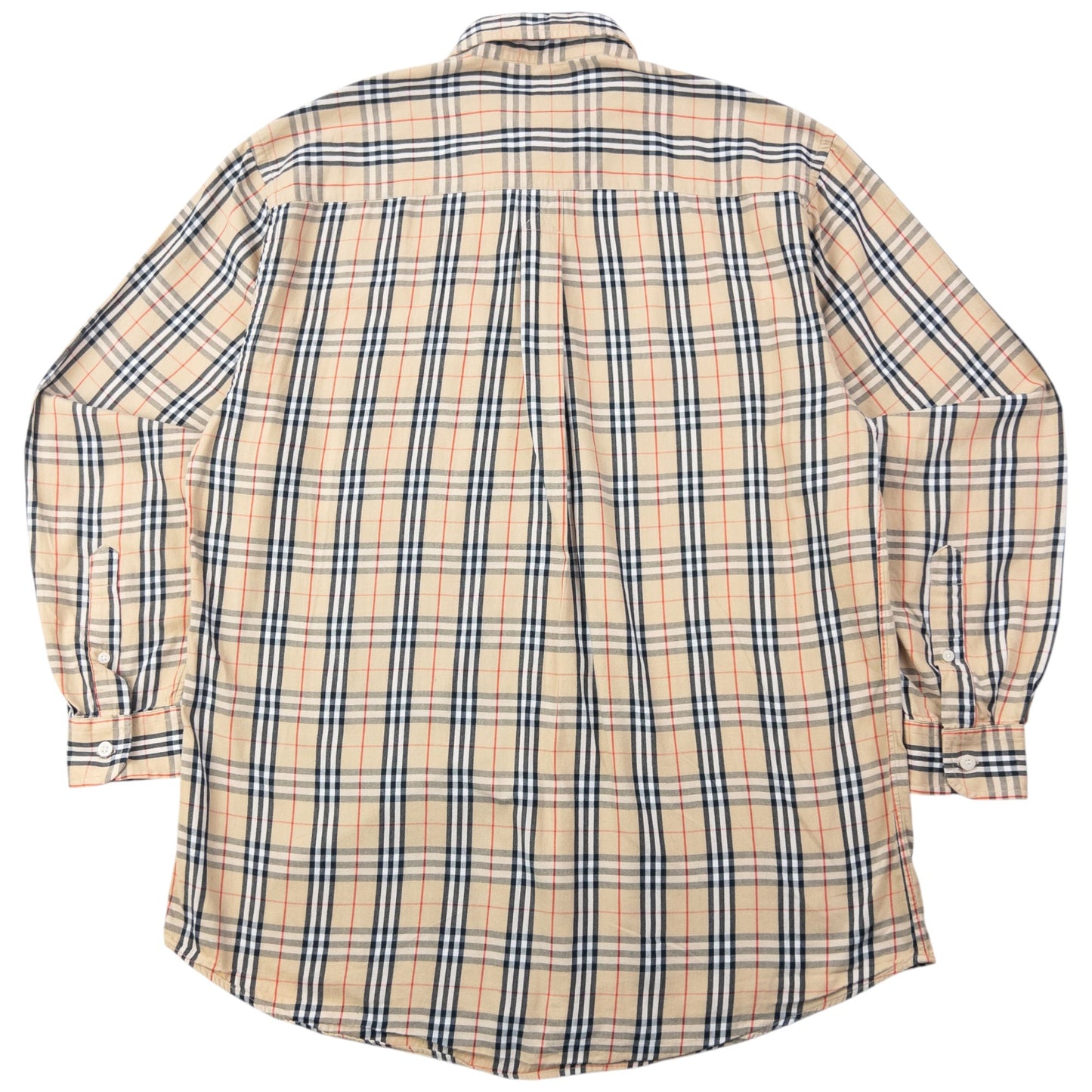 Vintage 2000s Burberry Nova Check Long Sleeve Button Up Shirt Size M | Medium, Multicoloured