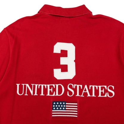 Vintage Polo Ralph Lauren USA Polo Shirt Size M