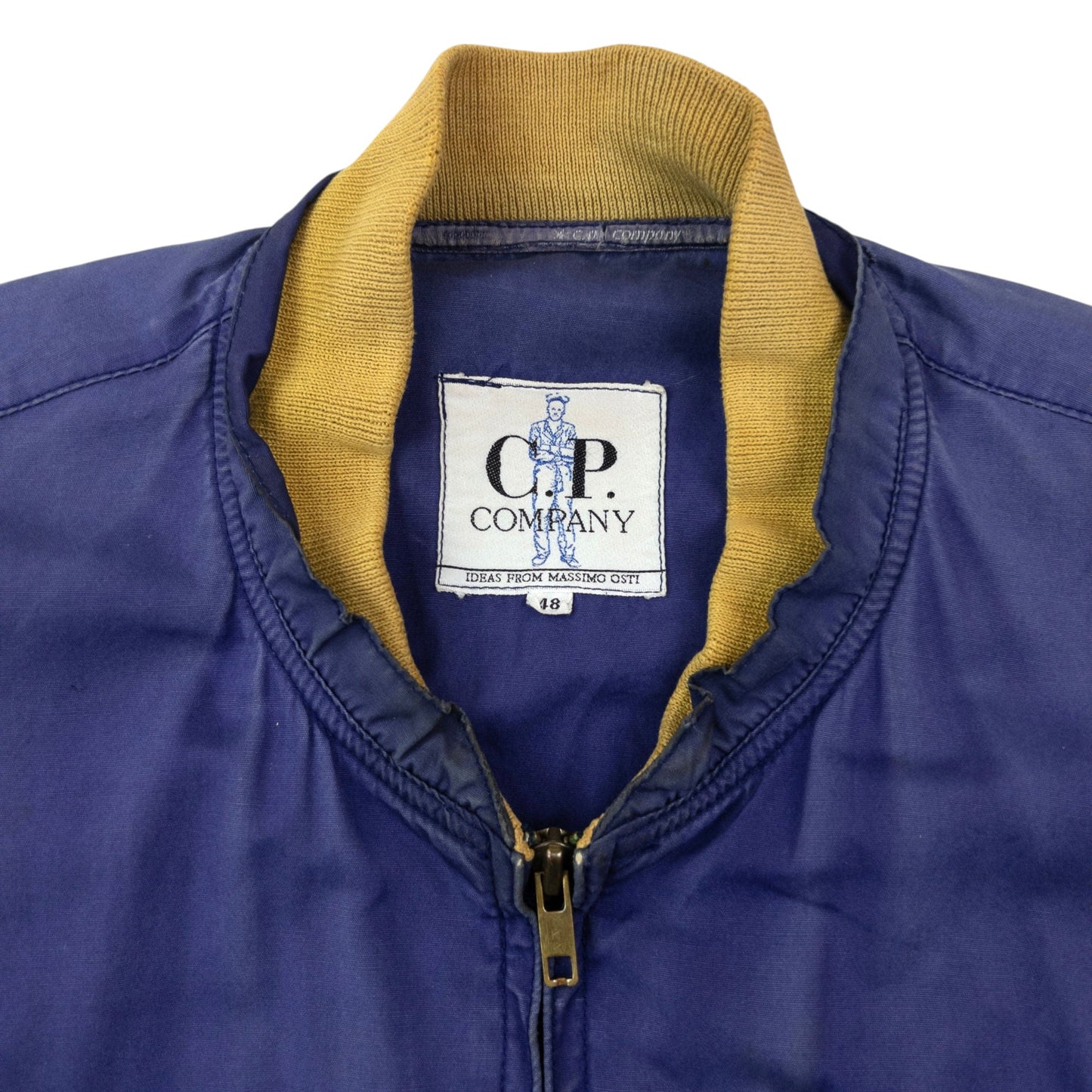 Vintage 80s CP Company Zip Off Sleeve Bomber Jacket Size M | Medium, Purple