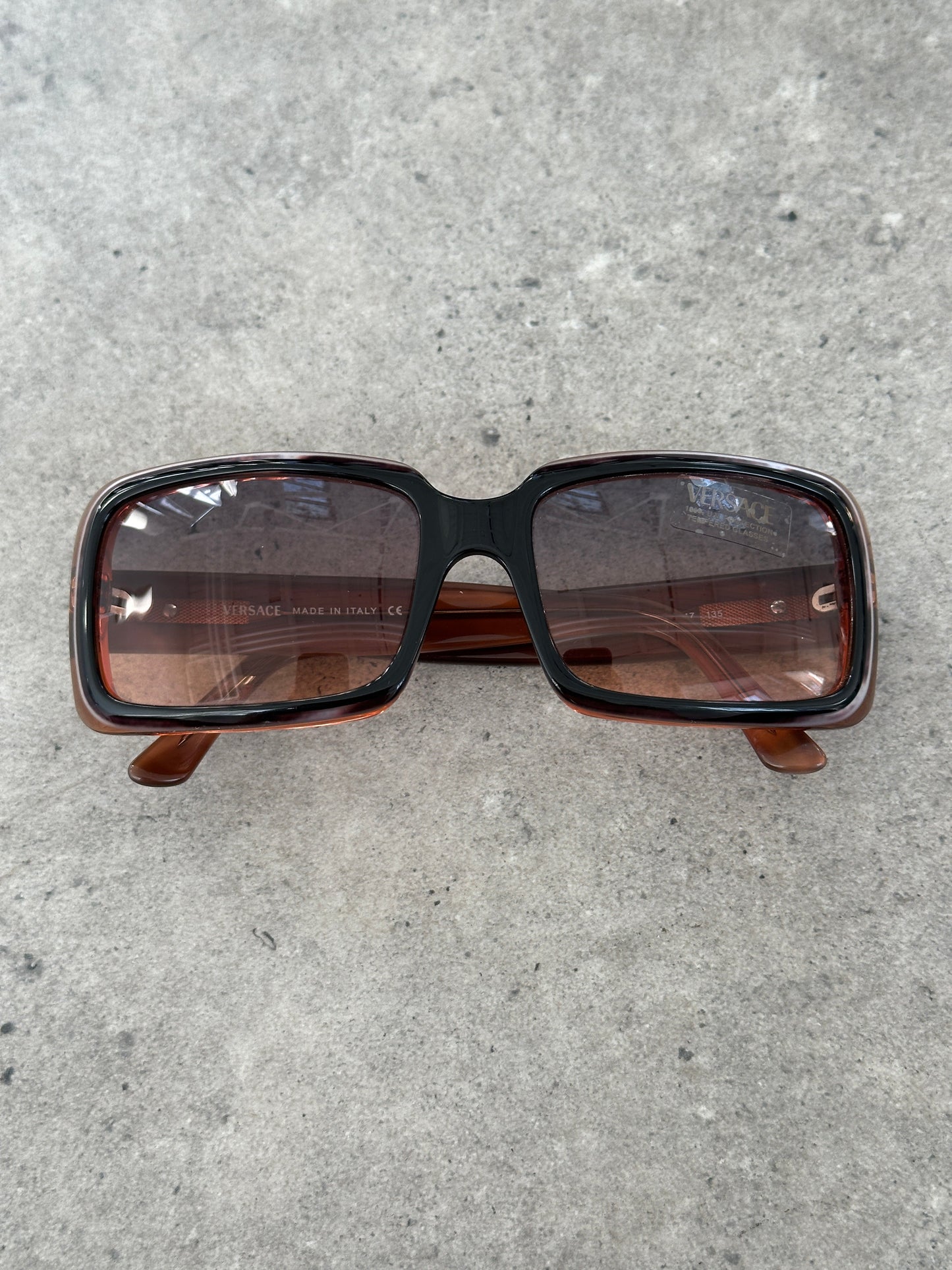 Versace 2000s Square Medusa Sunglasses