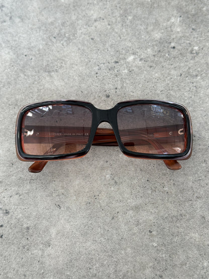 Versace 2000s Square Medusa Sunglasses