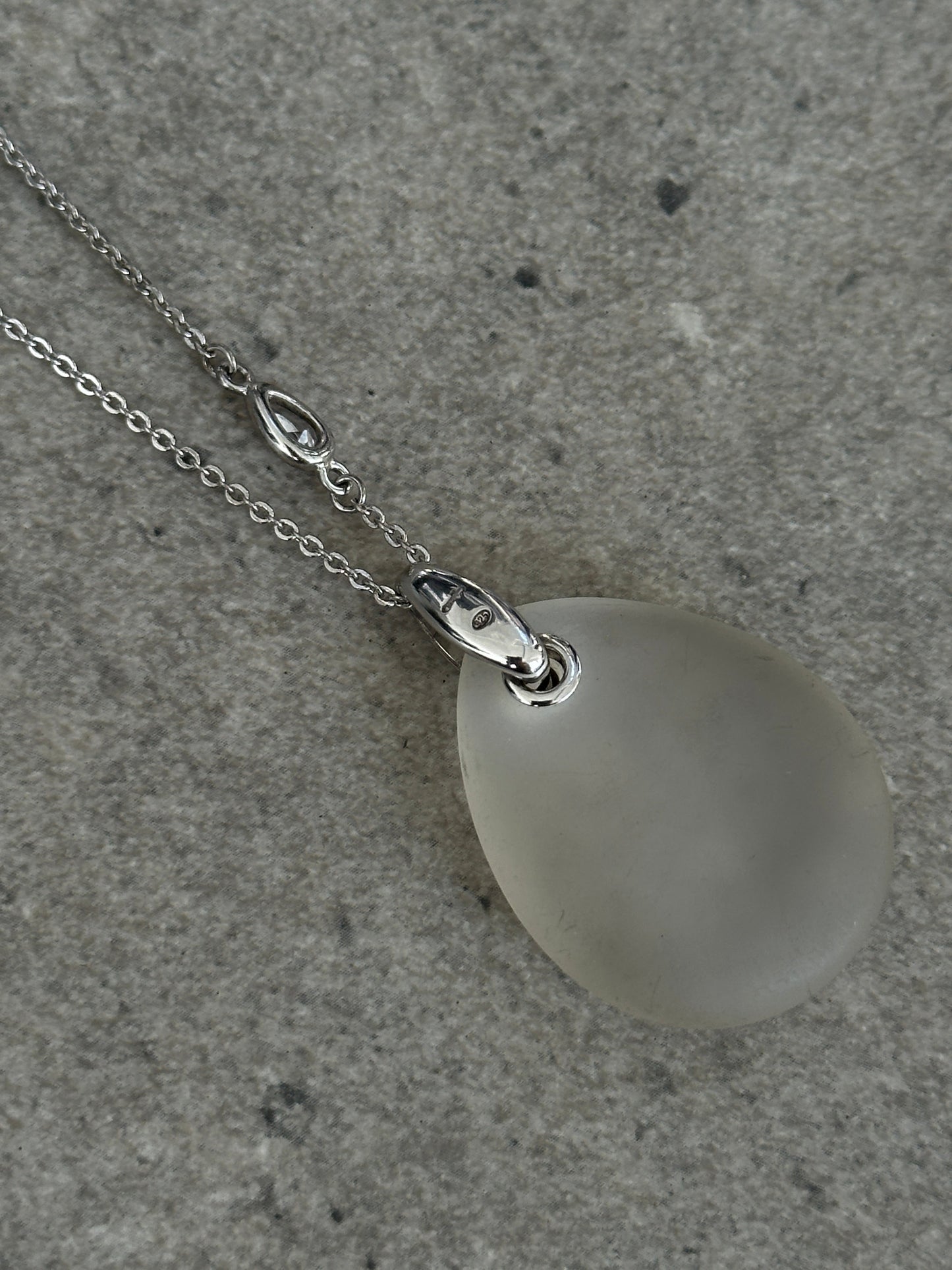 Emporio Armani 2000s Sterling Silver Pendant Necklace Jewellery