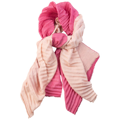 Vintage 90s Issey Miyake Pleated Scarf | O/S, Pink