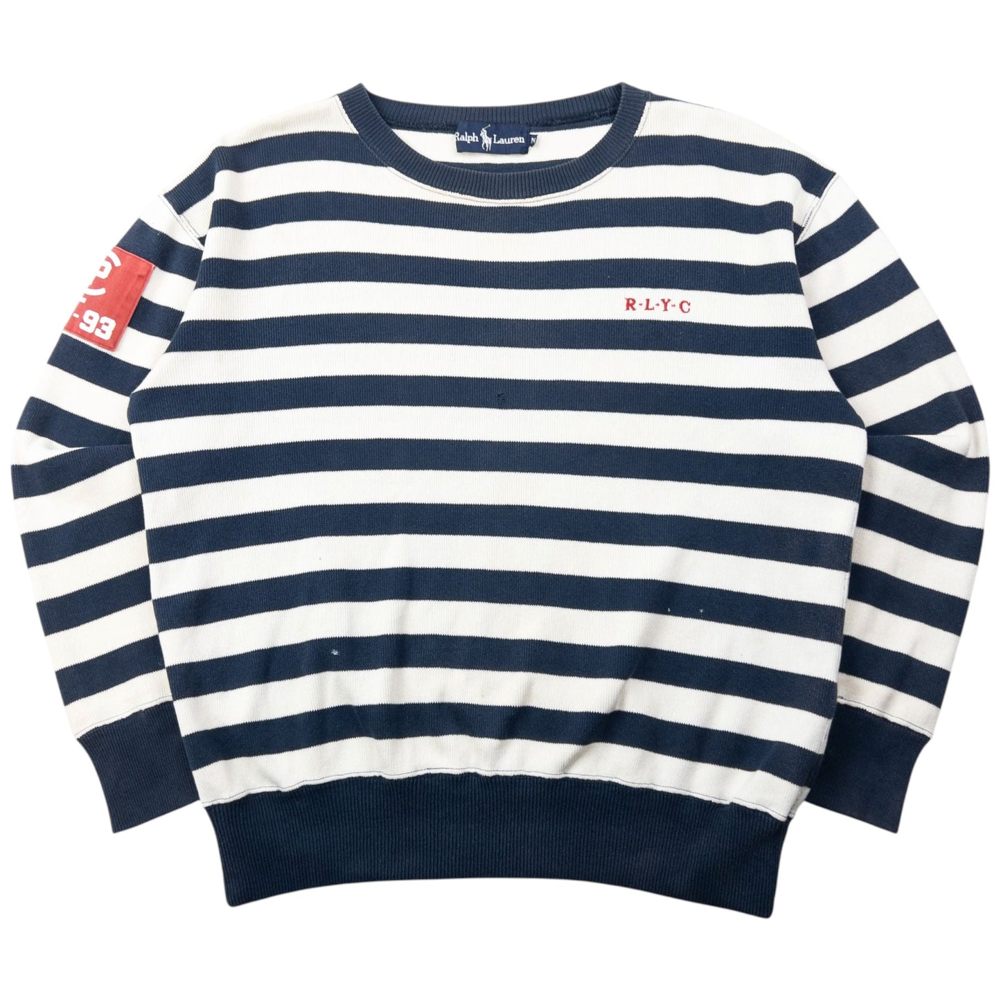Vintage 1993 Ralph Lauren RLYC Striped Jumper Size XS | XS, Multicoloured