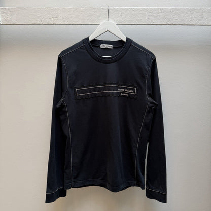 00’s Stone island Denims Long Sleeve T-Shirt (M) | Medium, Navy