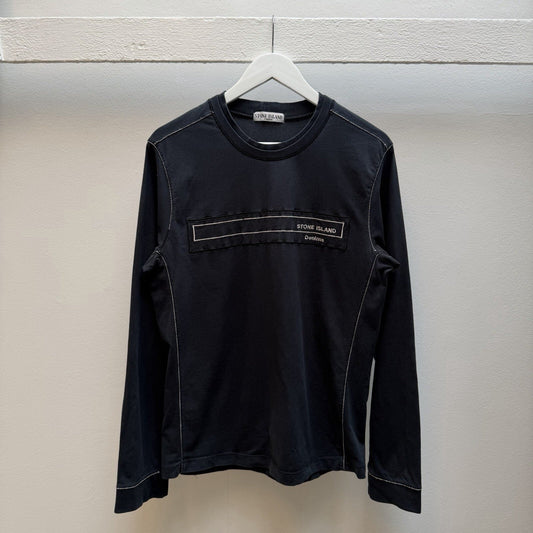00’s Stone island Denims Long Sleeve T-Shirt (M) | Medium, Navy