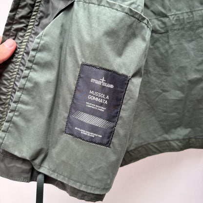 Stone Island Shadow Project Mussola Gommata Parka Jacket (L) | Large, White