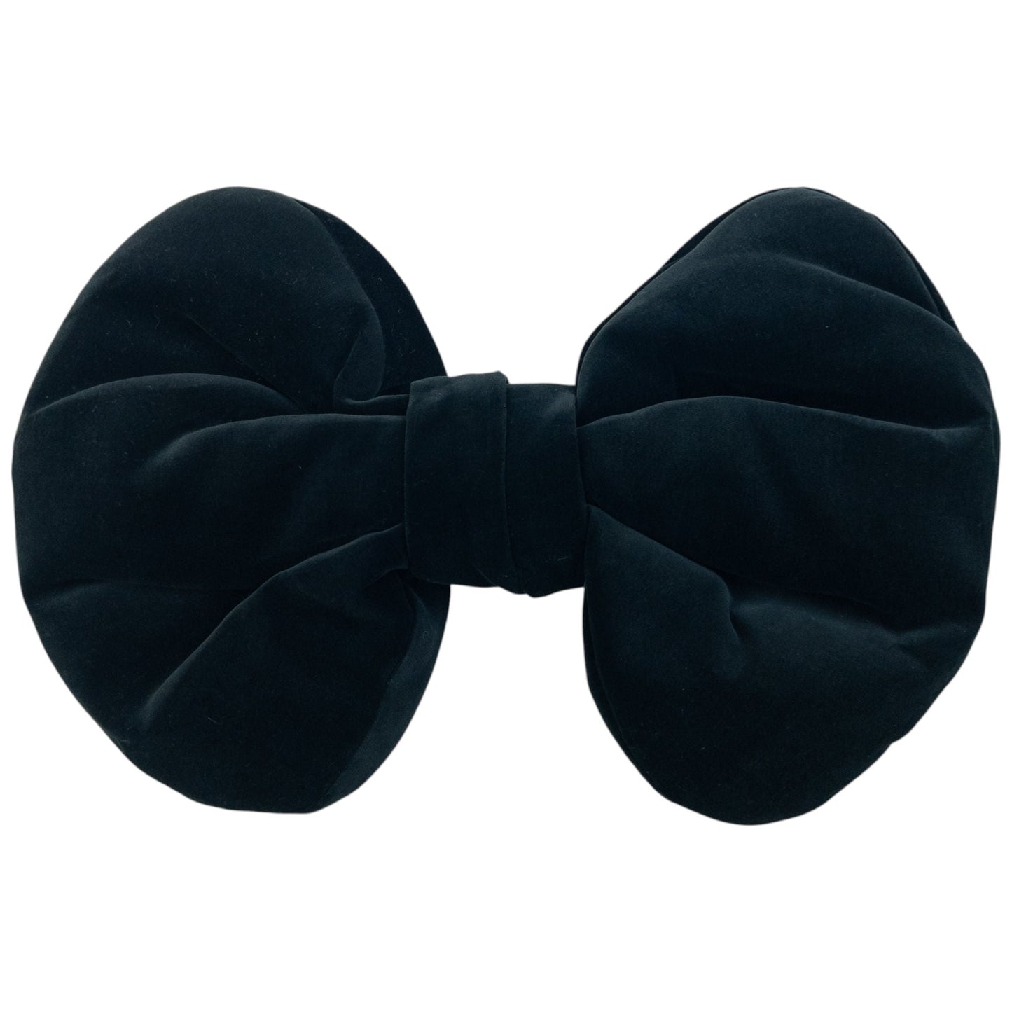 Vintage Comme Des Garçons Velour Oversized Bow Pin | O/S, Black