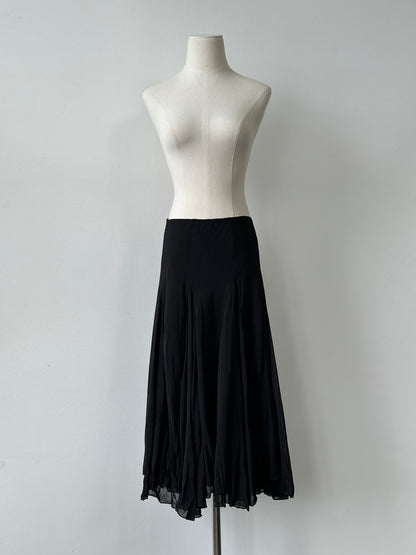 USA Vintage 2000s Pleated Midi Skirt - W28-32