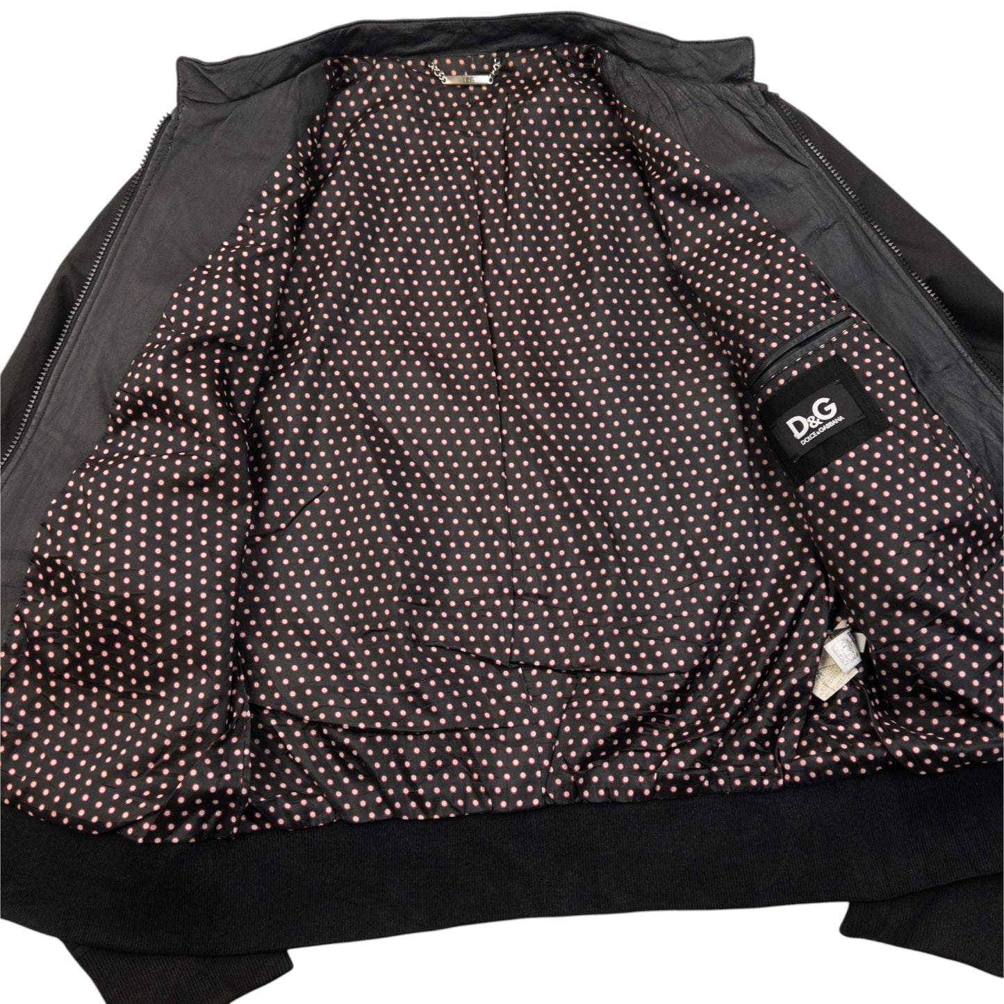Vintage 2000s Dolce & Gabbana Zip Up Jacket Size S | Small, Black