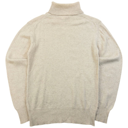 Vintage 90s Balenciaga Cashmere Turtleneck Jumper Womens Size S | Small, Cream