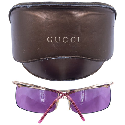 Vintage 90s Gucci By Tom Ford Rimless Sunglasses | O/S, Gold